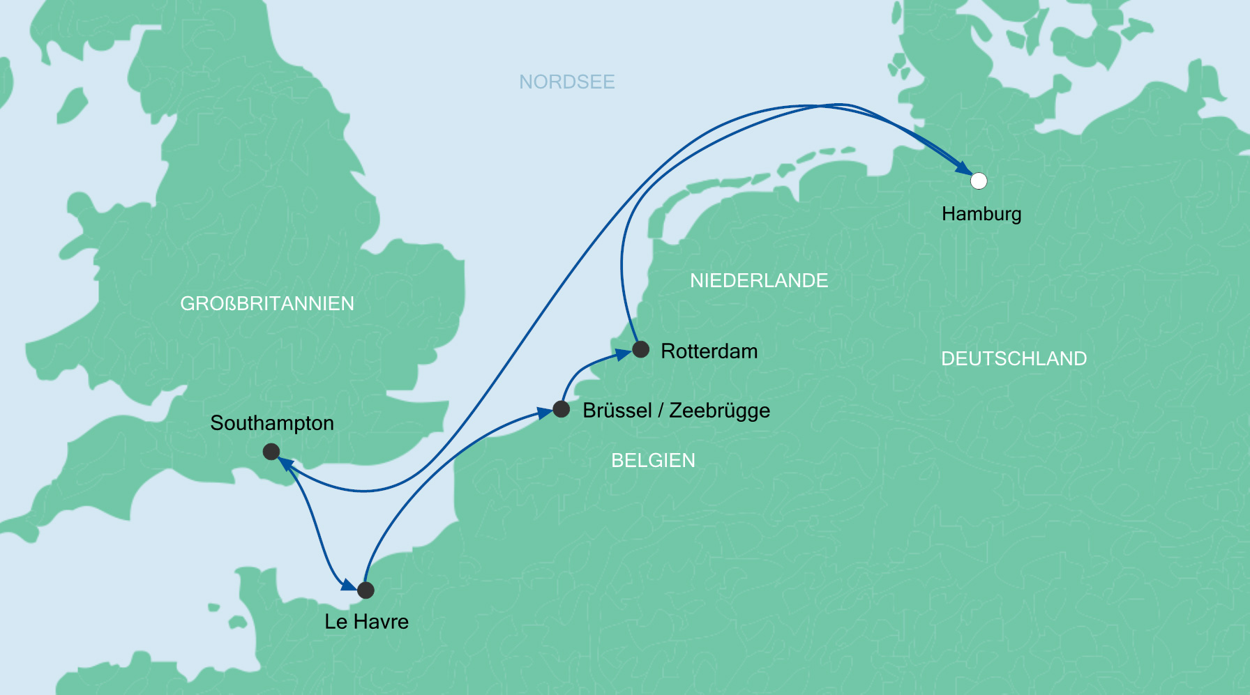 AIDAprima Nordeuropa AIDAprima Nordeuropa