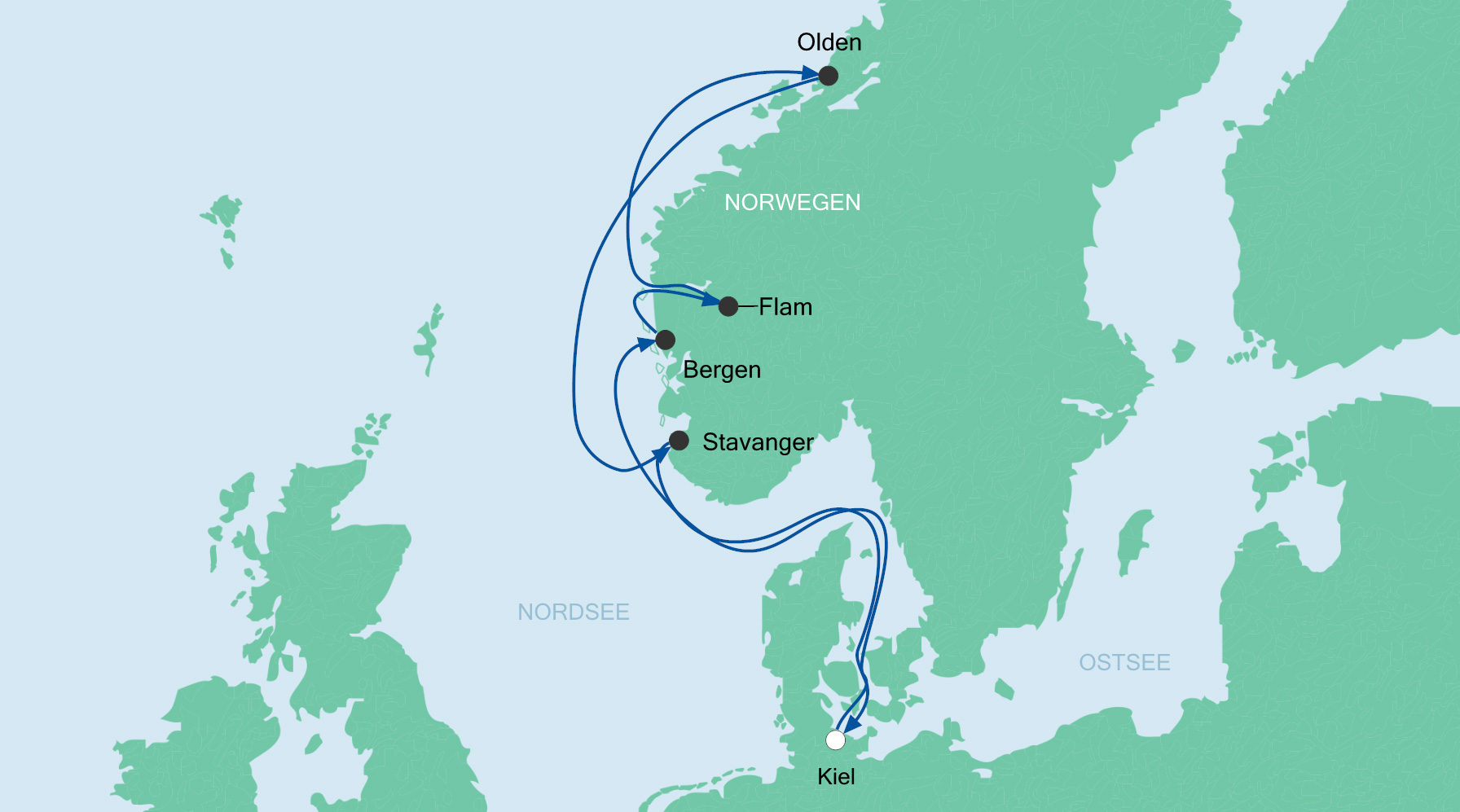 AIDAluna Nordeuropa AIDAluna Nordeuropa