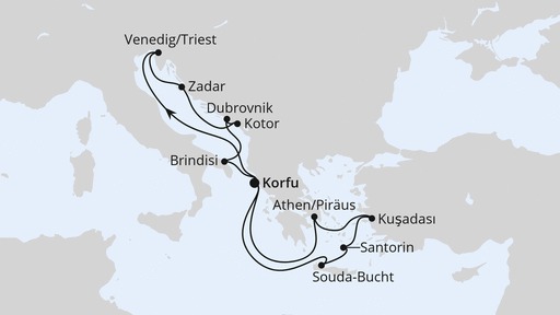 Adria und Griechenland ab Korfu 3