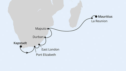 Südafrika mit La Reunion und Mauritius 2