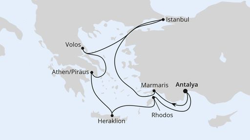 Östliches Mittelmeer mit Istanbul 2