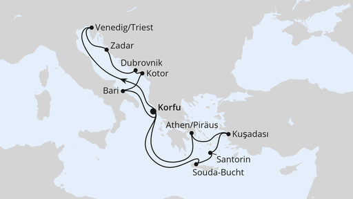 Adria & Griechenland ab Korfu 1
