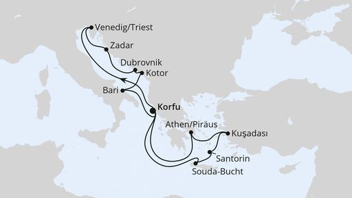 Adria & Griechenland ab Korfu 1