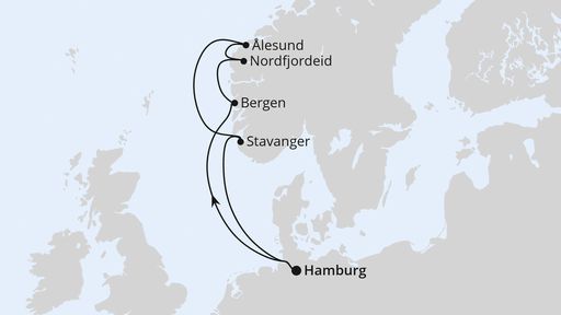 Norwegen ab Hamburg 1