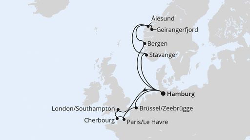 Metropolen und Norwegen ab Hamburg 
