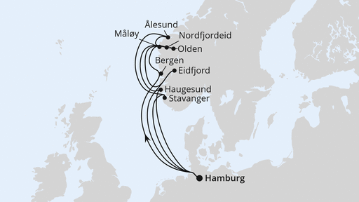 Große Norwegen-Reise ab Hamburg 1