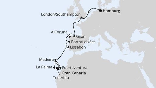 Westeuropa Highligts und Kanaren