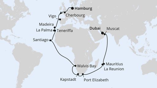 Weltenbummler Kanaren, Südafrika & Mauritius 2