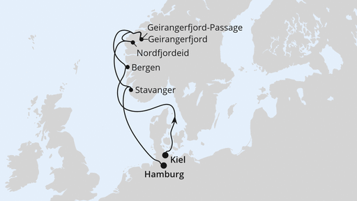 Norwegens Welterbe von Kiel nach Hamburg