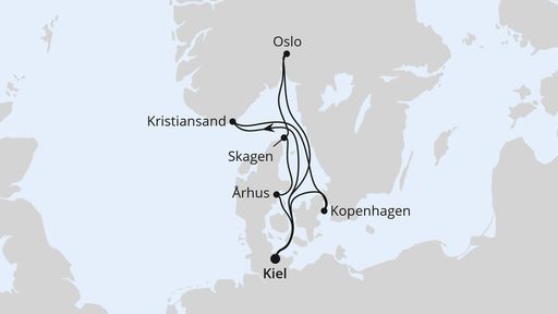 Skandinavien ab Kiel