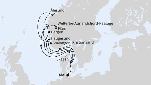 GROSSE NORWEGEN-REISE AB KIEL