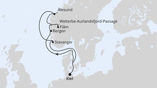 GROSSE NORWEGEN-REISE AB KIEL