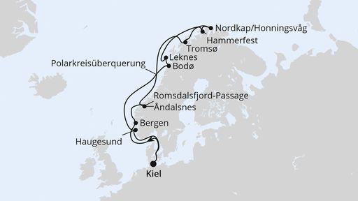 Norwegen mit Lofoten und Nordkap