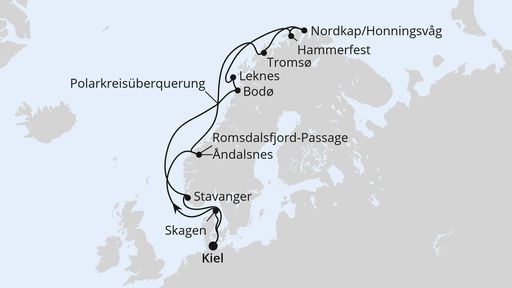 Norwegen mit Lofoten und Nordkap