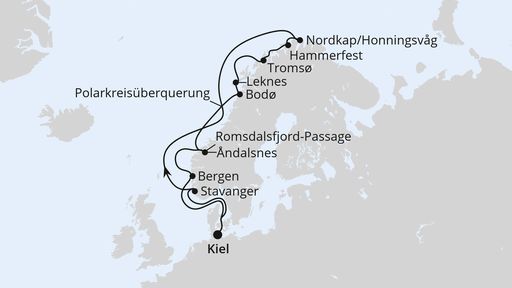 Norwegen mit Lofoten und Nordkap