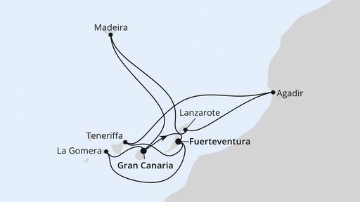Kanaren, Madeira & Marokko