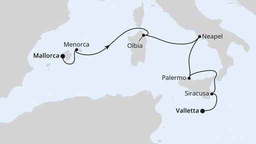 Mittelmeerinseln ab Mallorca