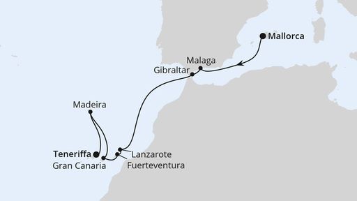 Andalusien, Kanaren & Madeira ab Mallorca