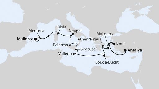 Griechenland & Mittelmeerinseln ab Mallorca