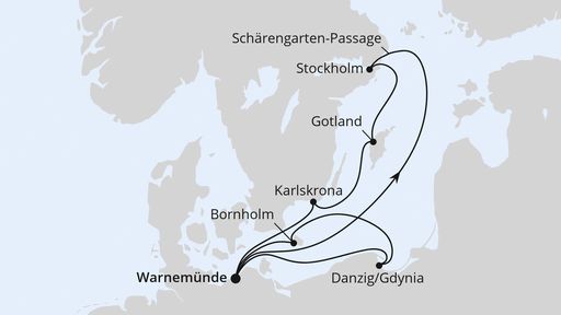 Schweden mit Danzig & Bornholm ab Warnemünde