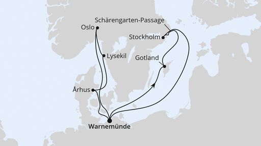 Skandinavien zu Ostern ab Warnemünde