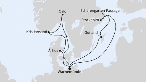 Skandinavien ab Warnemünde