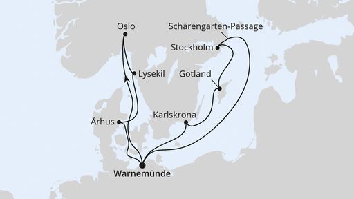 Städte der Ostsee ab Warnemünde 2