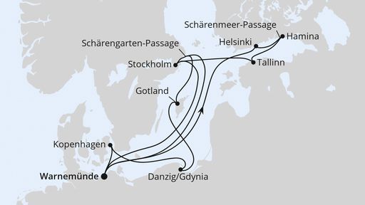 Highlights der Ostseeküste ab Warnemünde