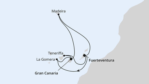 Kanarische Inselwelt mit Madeira