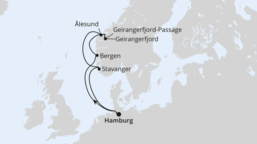 Norwegens Welterbe ab Hamburg
