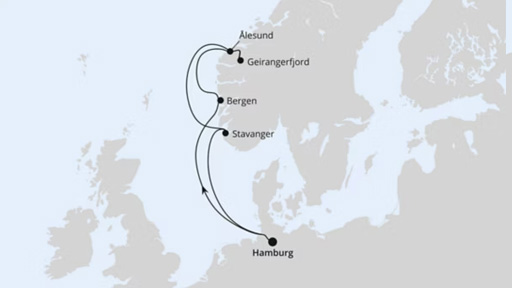 Fjord Weltnaturerbe ab Hamburg 1