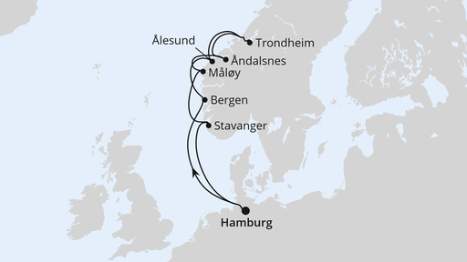 Norwegens Fjorde ab Hamburg 