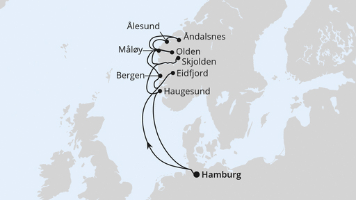 Norwegens Fjorde ab Hamburg 