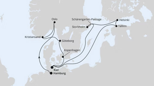 Skandinavische Highlights und Ostsee ab Kiel