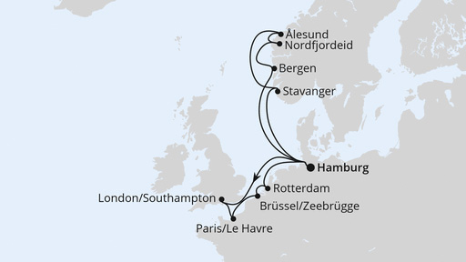 Metropolen und Norwegen ab Hamburg