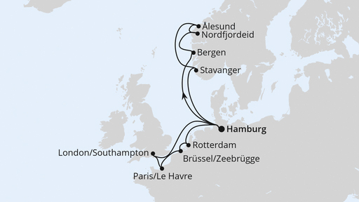 Norwegen und Metropolen ab Hamburg