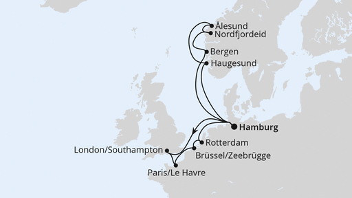 Metropolen und Norwegen ab Hamburg