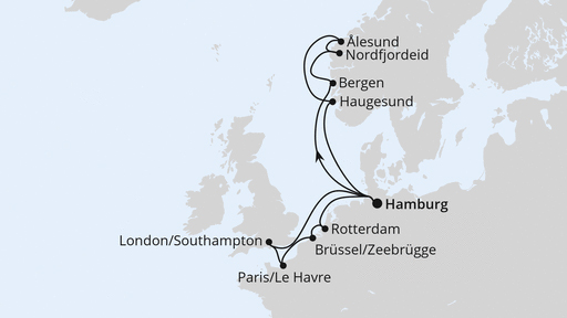 Norwegen und Metropolen ab Hamburg