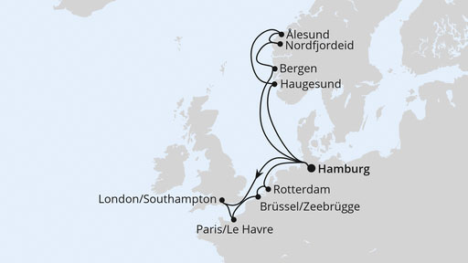 Metropolen und Norwegen ab Hamburg