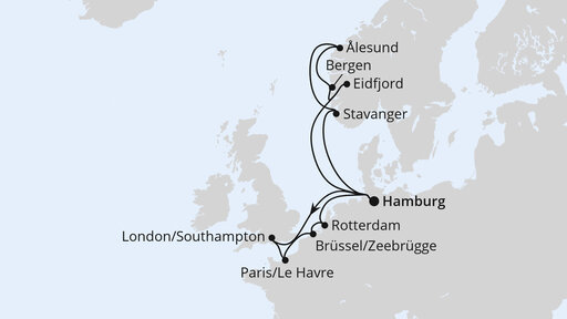 Metropolen und Norwegen ab Hamburg