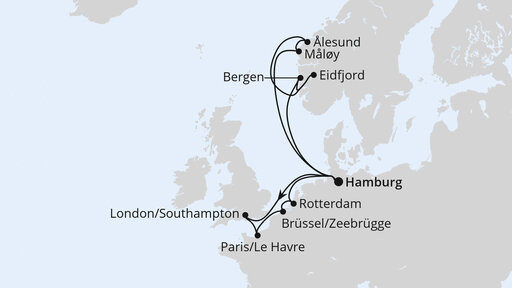 Metropolen und Norwegen ab Hamburg