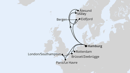 Norwegen und Metropolen ab Hamburg