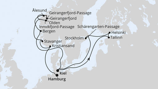 Ostsee und Norwegens Weltnaturerbe zu Ostern