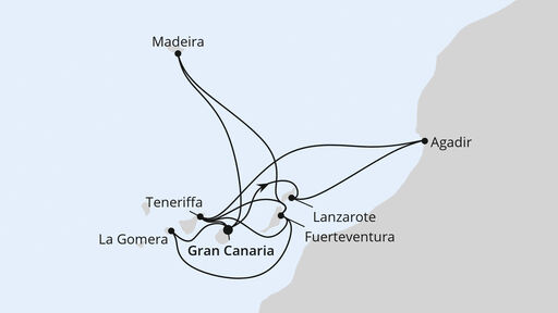 Große Kanaren-Reise mit Madeira und Marokko