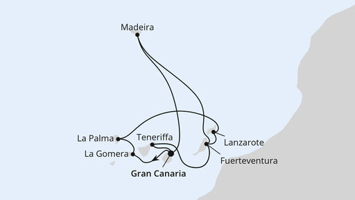 Grosse Kanarenreise mit La Gomera und Madeira