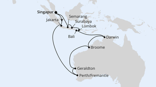 Australien,Indonesien,Singapur