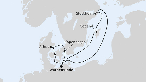 Schweden und Dänemark ab Rostock 