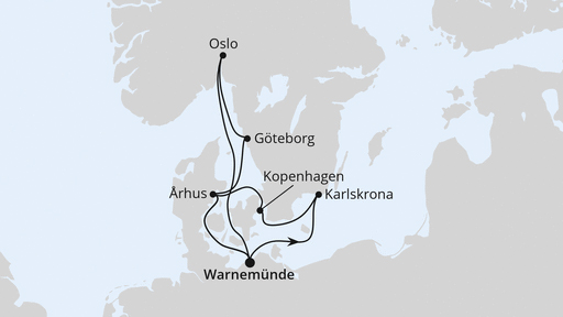 Schweden und Dänemark ab Rostock 2