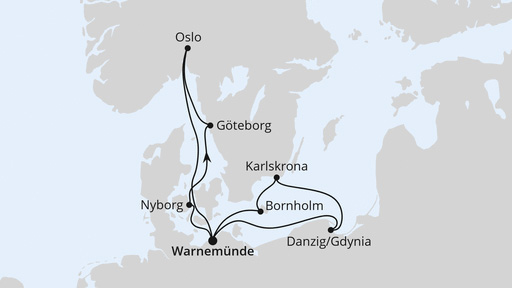 Schweden und Dänemark mit Polen