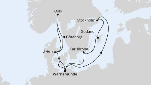 Städte der Ostsee ab Warnemünde 2